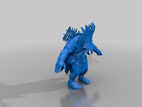 wurrzag - orcs goblins tm aos whfb 3d print model - Mito3D