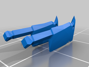 cleavers - ogre slicers aos whfb 3d print model - Mito3D