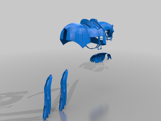 cavallo gubbins aos whfb 3D print model - Mito3D