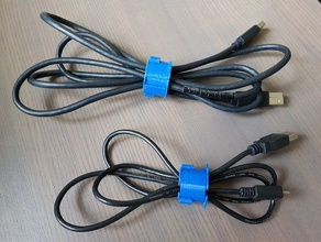 cable organizer holder management usb 3d print model - Mito3D