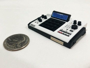 mini akai professional mpc2500 de edición limitada lindo casa muñecas en miniatura el mezclador la música 3d print model - Mito3D