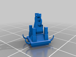 flotante obelisco de la corona - hombres lagarto terreno aos seraphon whfb 3d print model - Mito3D