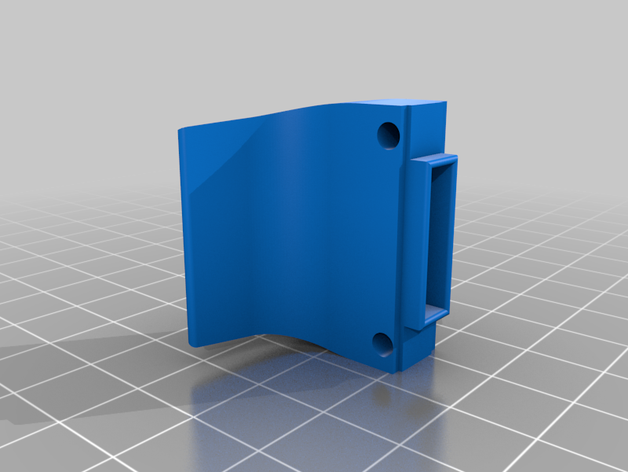 mingda-d2 conducto del ventilador 3dzzang el mingda 3D print model - Mito3D