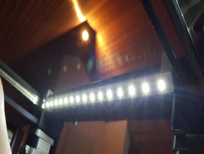 led-Licht bar, zwei Bäume sapphire pro led - leds led-Halter led-Fassung led-Streifen Saphir 3d print model - Mito3D