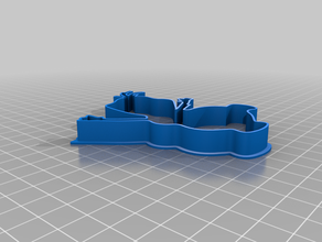 disney ' s frozen - olaf-cookie-cutter cookie cutter eingefroren olaf 3d print model - Mito3D