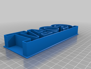 cabra del cortador de la galleta personalizado 3d print model - Mito3D