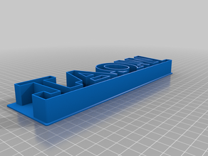 woat cookie cutter customized 3d print model - Mito3D