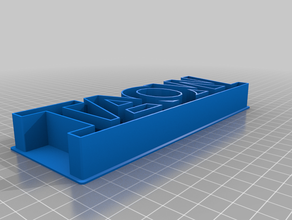 woat cookie cutter 2 customized 3d print model - Mito3D