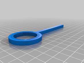 my customized bubble wand3 3d print model - Mito3D