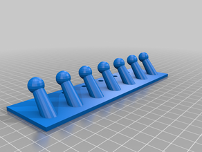 my customized yet another coat hanger - 3d print model - Mito3D