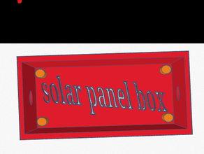 solar panel charge-Schaltung dc-dc-Spannungsregler dc-dc reg&uuml lat&ouml r enerji solar-panel-box solar-panel 3d print model - Mito3D