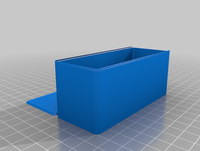40x100x40 parametric box sliding lid customized 3d print model - Mito3D