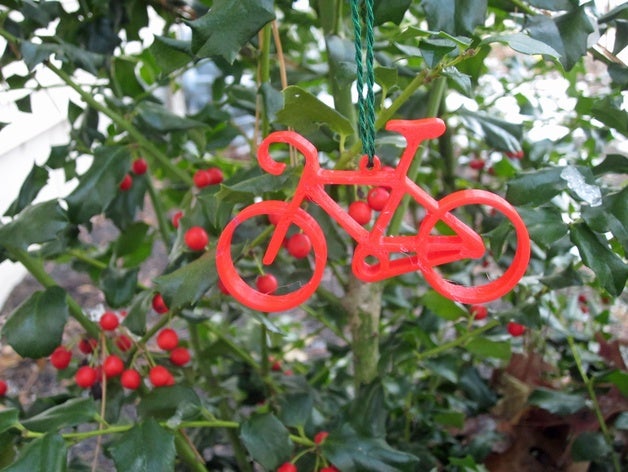 vélo d'ornement 3D print model - Mito3D