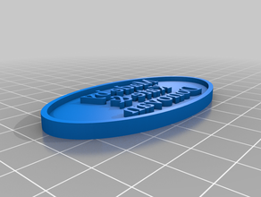 my customized custom stamp exchangeable text 3d print model - Mito3D