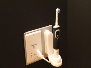 banyo yuva mount + diş fırçası tutucu 3d print model - Mito3D