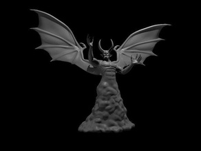 smoke demon demon smoke 3d print model - Mito3D