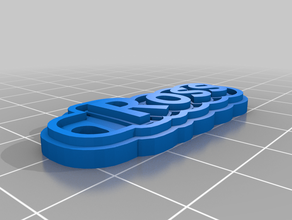 ross keychaine personalizado 3d print model - Mito3D