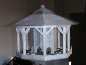 comedero de pájaros animal a los animales pájaro casa pajarera el alimentador futterhaus gadgets hobby las mascotas vogelfutter 3d print model - Mito3D