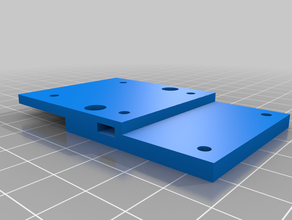 ender 3 hemera bowden de la placa adaptadora monte creality e3d hermes 3d print model - Mito3D