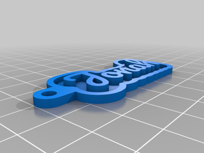 jonah customized key chain 3d print model - Mito3D
