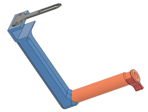filament holder guide 2020 spoolholder spool tronxy x5s 3d print model - Mito3D