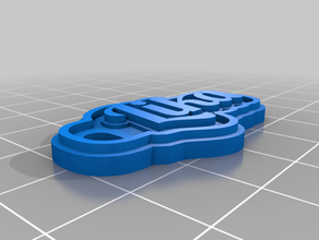 lika keychain customized 3d print model - Mito3D