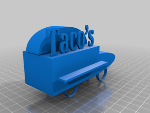 taco food truck 3d print model - Mito3D