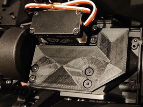 vanquish vs410 front mount esc reciever plate 3d print model - Mito3D