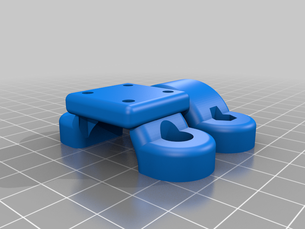 mon personnalisés support vélo smartphone personnalisé 3D print model - Mito3D