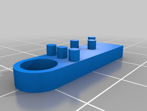 lea braille portachiavi su misura 3d print model - Mito3D