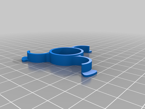 elastica spool hub su misura 3d print model - Mito3D