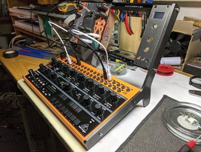 mper çoğunlukla euro raf basılmıştır blender eurorack modüller synthesizer 3d print model - Mito3D