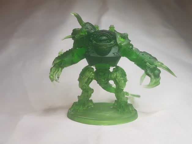 la peste dreadprince - príncipe demonio de el caos los demonios dreadnought nurgle warhammer 40k 3D print model - Mito3D