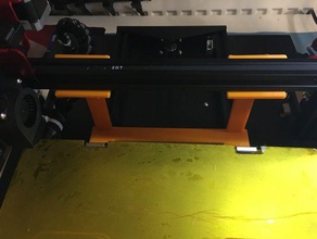 cr-10s pro z height leveling block - direct x y rails max precision creality created freecad made 3d print model - Mito3D