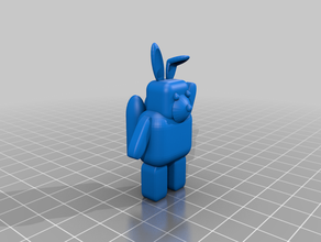 robobunny bunny Roboter 3d print model - Mito3D