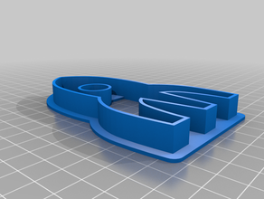 fairydust rocket cookie cutters 3d print model - Mito3D