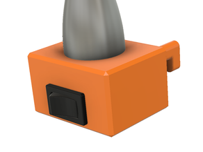ikea jansjo skadis soporte de montaje del interruptor la lámpara 3d print model - Mito3D