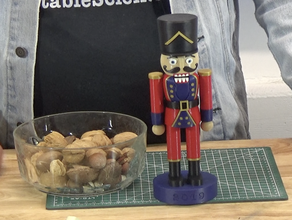 soldier nutcracker 3d printed christmas holiday decor decoration working 3d print model - Mito3D