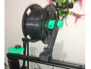 support de bobine ender 3 - entraînement direct creality l'extrudeuse filament 3d print model - Mito3D