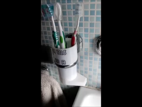 toothbrush holder - bicchiere spazzolini accessori bagno arredo bathroom accessories organizer casa denti home organizzazione portaspazzolini portaspazzolino spazzolino 3d print model - Mito3D