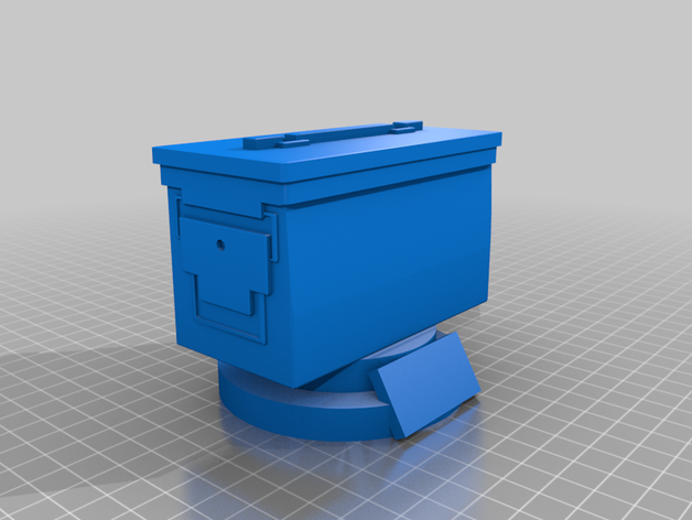 geocache ammo can trophy geocaching 3D print model - Mito3D