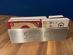 scythe card holder boardgame inserts organizer 3d print model - Mito3D