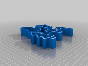 cookie cutters 3d print model - Mito3D
