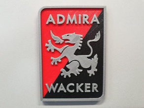 logo Trenkwalder Admira wacker 2014-2017 - Abzeichen Fußball 3d print model - Mito3D