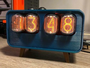 yet another nixie tube clock electronics 3d print model - Mito3D