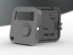 door acces housing - rfid lcd buzzer button arduino holder case reader 3d print model - Mito3D