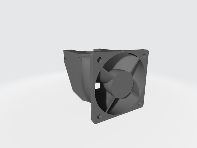 carénage du ventilateur double 4010 + 40mm mise à jour 31 12 19 3D print model - Mito3D