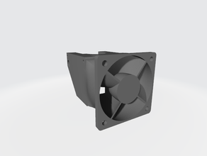 carénage du ventilateur double 4010 + 40mm mise à jour 31 12 19 3d print model - Mito3D