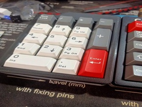 canoa teclado numpad de impressão 3d 3d print model - Mito3D