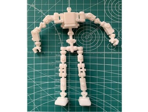 temel robot aksiyon figürü şekil oyuncak 3d print model - Mito3D